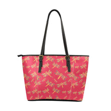 Load image into Gallery viewer, Gathering Rouge Leather Tote Bag/Large (Model 1640) Leather Tote Bag (1640) e-joyer 
