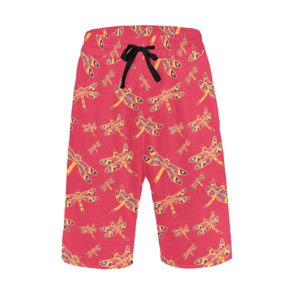 Gathering Rouge Men's All Over Print Casual Shorts (Model L23) Men's Casual Shorts (L23) e-joyer 