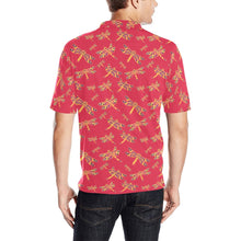 Load image into Gallery viewer, Gathering Rouge Men&#39;s All Over Print Polo Shirt (Model T55) Men&#39;s Polo Shirt (Model T55) e-joyer 
