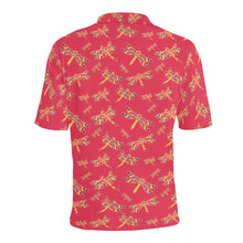 Load image into Gallery viewer, Gathering Rouge Men&#39;s All Over Print Polo Shirt (Model T55) Men&#39;s Polo Shirt (Model T55) e-joyer 
