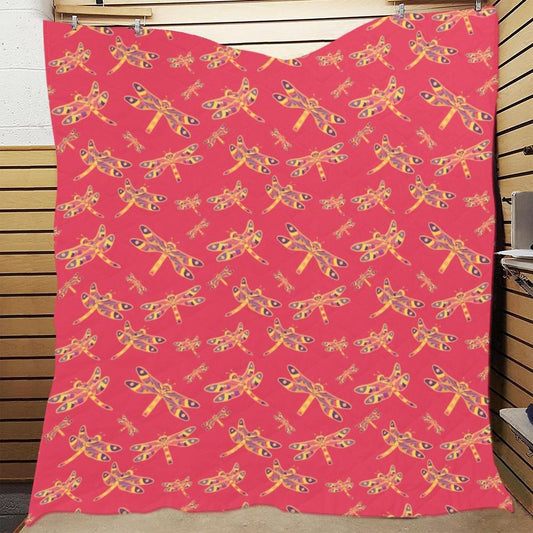 Gathering Rouge Quilt 70"x80" Quilt 70"x80" e-joyer 