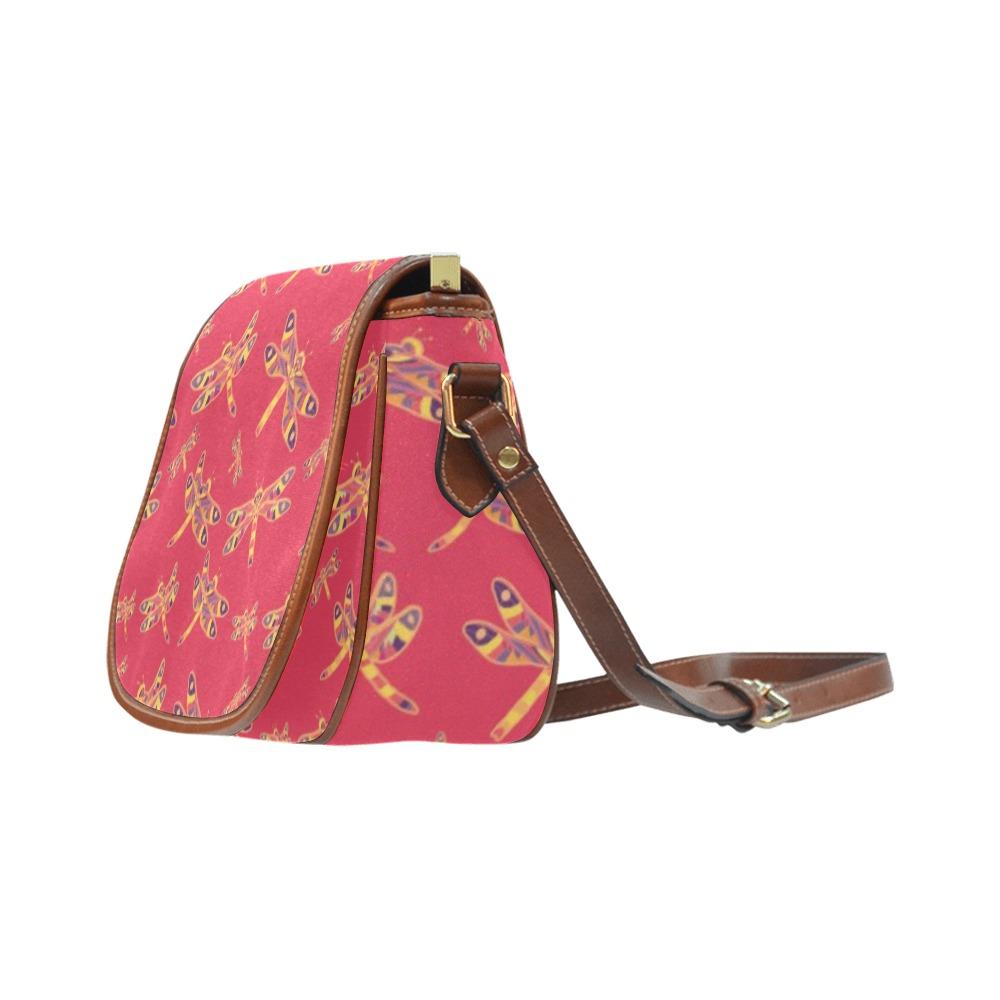 Gathering Rouge Saddle Bag/Large (Model 1649) Saddle Bag/Large e-joyer 