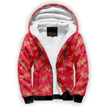 Load image into Gallery viewer, Gathering Rouge Sherpa Hoodie hoodie Herman 
