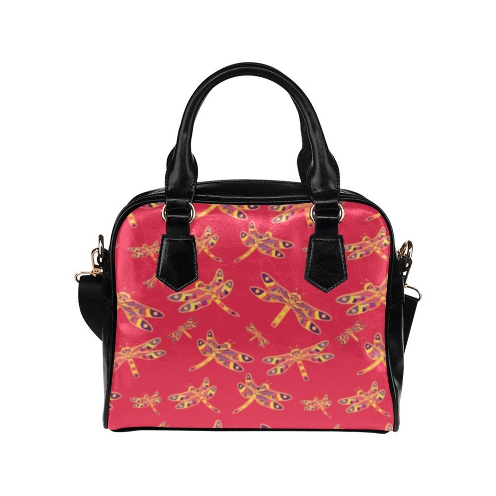 Gathering Rouge Shoulder Handbag by 49 Dzine