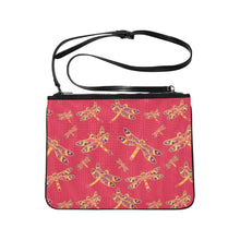 Load image into Gallery viewer, Gathering Rouge Slim Clutch Bag (Model 1668) Slim Clutch Bags (1668) e-joyer 
