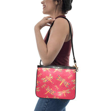 Load image into Gallery viewer, Gathering Rouge Small Shoulder Bag (Model 1710) Small Shoulder Bag (1710) e-joyer 
