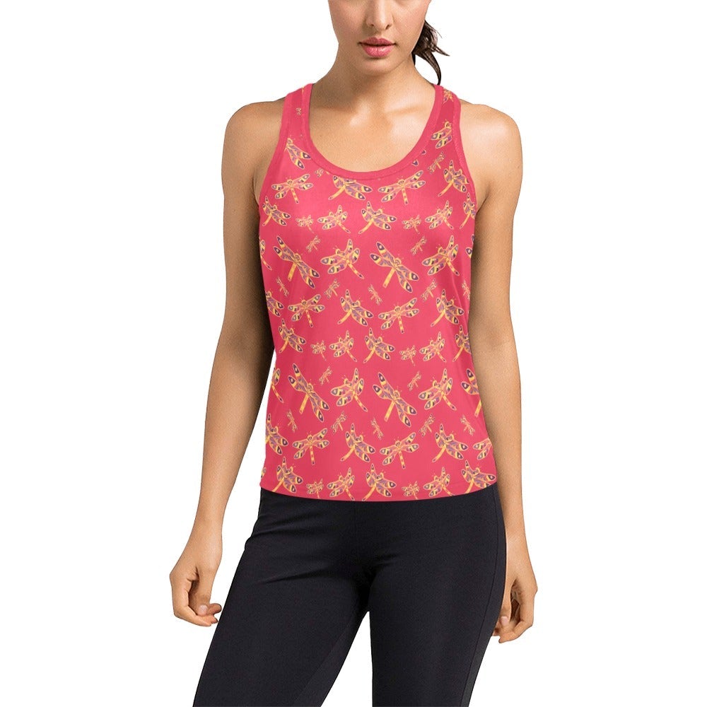 Gathering Rouge Women's Racerback Tank Top (Model T60) Racerback Tank Top (T60) e-joyer 