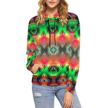 Load image into Gallery viewer, Gathering Sky Women&#39;s All Over Print Hoodie (USA Size) (Model H13) Hoodies e-joyer 
