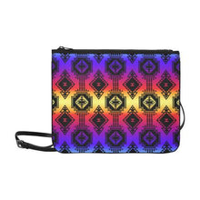 Load image into Gallery viewer, Gathering Sunset Slim Clutch Bag (Model 1668) Slim Clutch Bags (1668) e-joyer 
