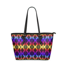 Load image into Gallery viewer, Gathering Sunset Tote Bag/Large (Model 1640) Leather Tote Bag (1640) e-joyer 
