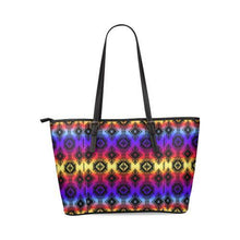 Load image into Gallery viewer, Gathering Sunset Tote Bag/Large (Model 1640) Leather Tote Bag (1640) e-joyer 
