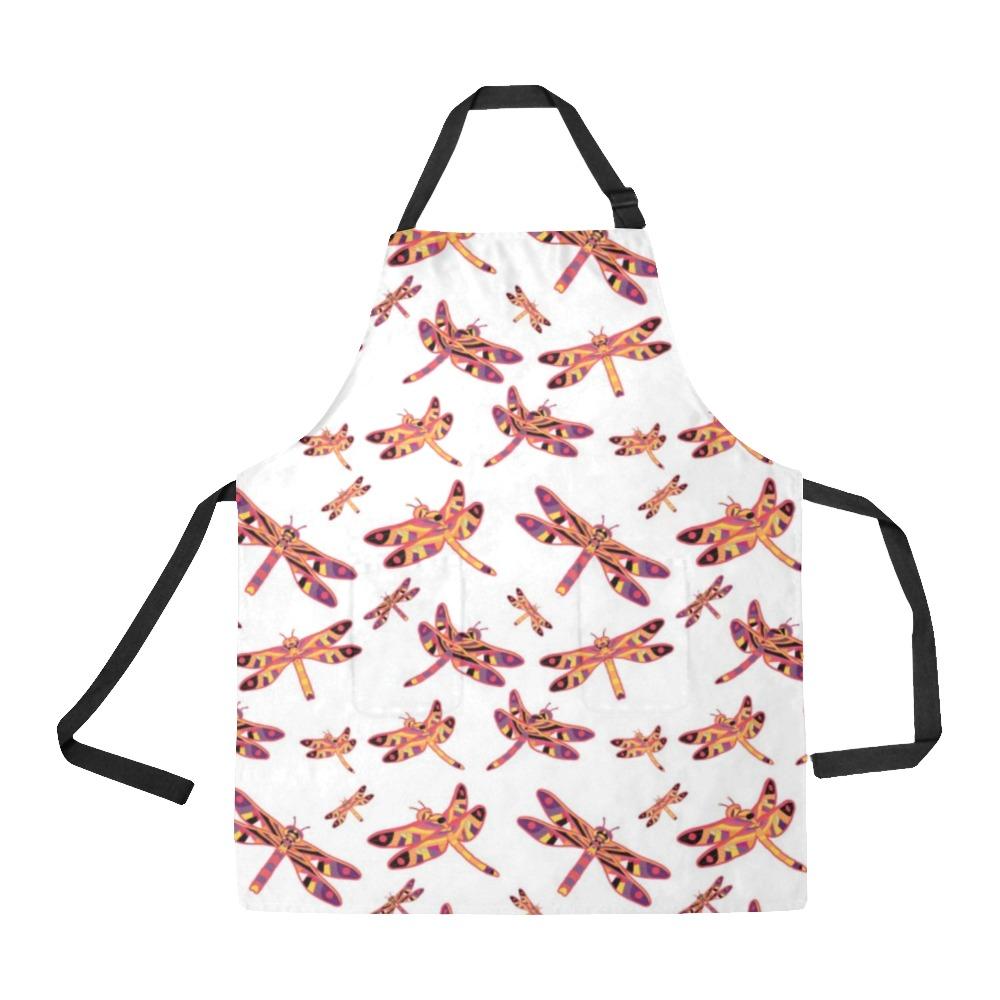 Gathering White All Over Print Apron All Over Print Apron e-joyer 