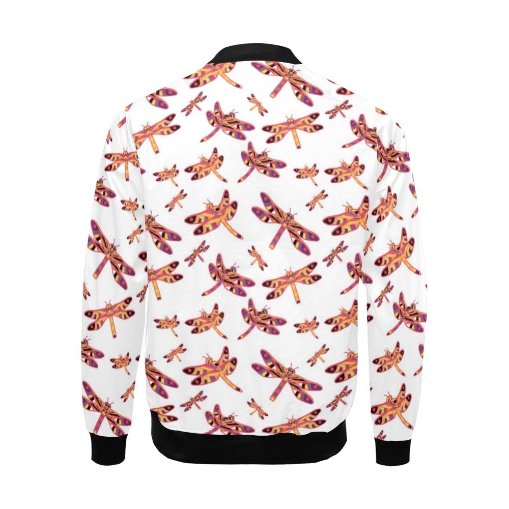 Gathering White All Over Print Bomber Jacket for Men (Model H19) Jacket e-joyer 
