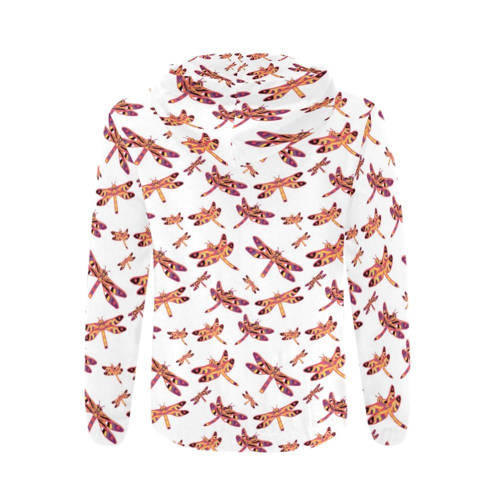 Gathering White All Over Print Full Zip Hoodie for Men (Model H14) All Over Print Full Zip Hoodie for Men (H14) e-joyer 