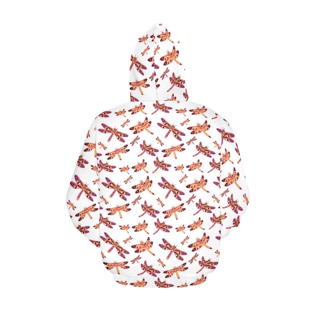 Gathering White All Over Print Hoodie for Women (USA Size) (Model H13) All Over Print Hoodie for Women (H13) e-joyer 