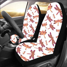 Load image into Gallery viewer, Gathering White Car Seat Covers (Set of 2) Car Seat Covers e-joyer 
