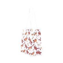 Load image into Gallery viewer, Gathering White Clover Canvas Tote Bag (Model 1661) Clover Canvas Tote Bag (1661) e-joyer 
