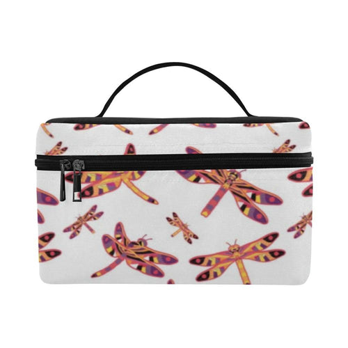 Gathering White Cosmetic Bag/Large (Model 1658) bag e-joyer 