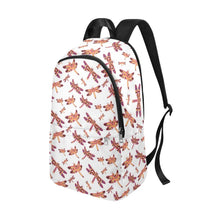 Load image into Gallery viewer, Gathering White Fabric Backpack for Adult (Model 1659) Casual Backpack for Adult (1659) e-joyer 
