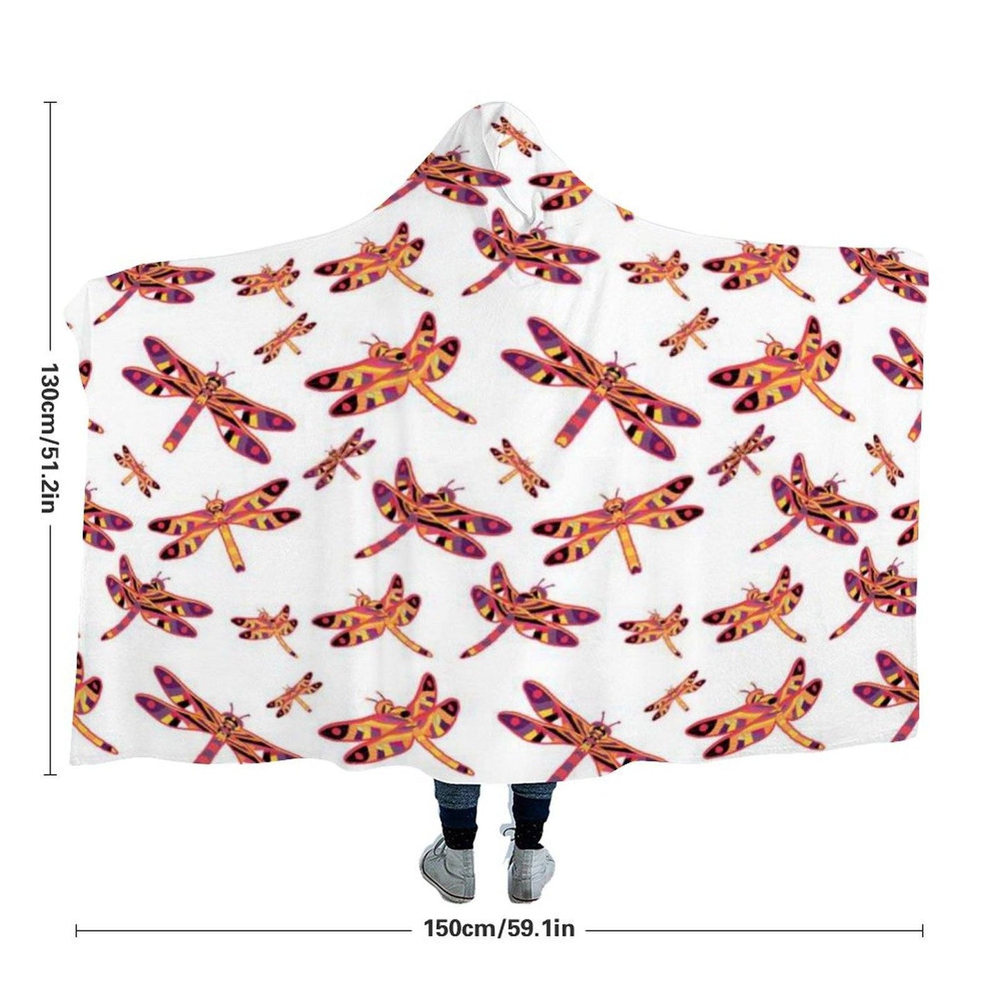 Gathering White Hooded Blanket blanket 49 Dzine 