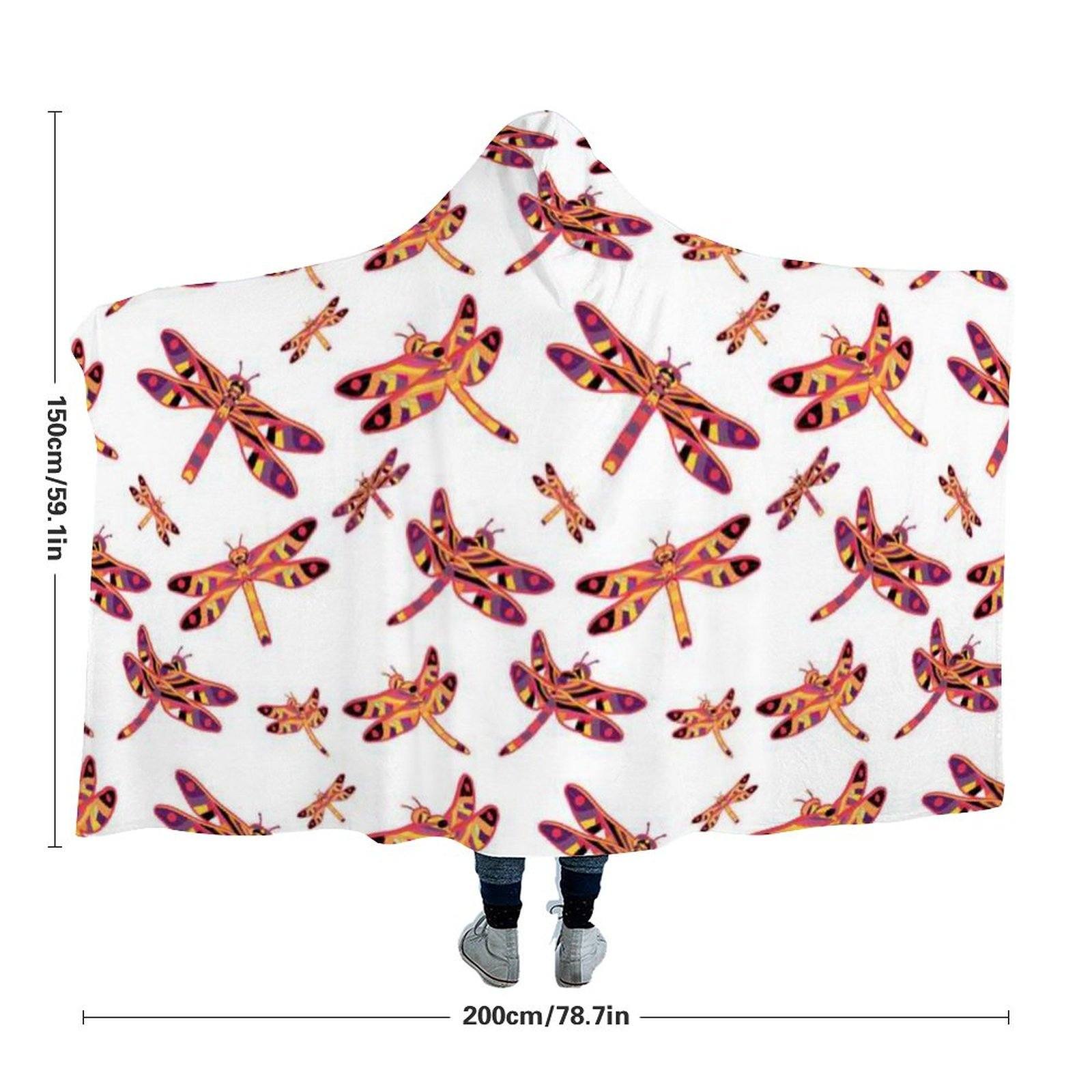 Gathering White Hooded Blanket blanket 49 Dzine 