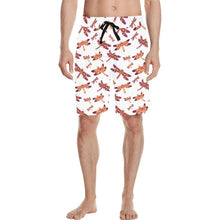 Load image into Gallery viewer, Gathering White Men&#39;s All Over Print Casual Shorts (Model L23) Men&#39;s Casual Shorts (L23) e-joyer 
