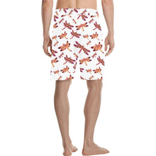 Load image into Gallery viewer, Gathering White Men&#39;s All Over Print Casual Shorts (Model L23) Men&#39;s Casual Shorts (L23) e-joyer 
