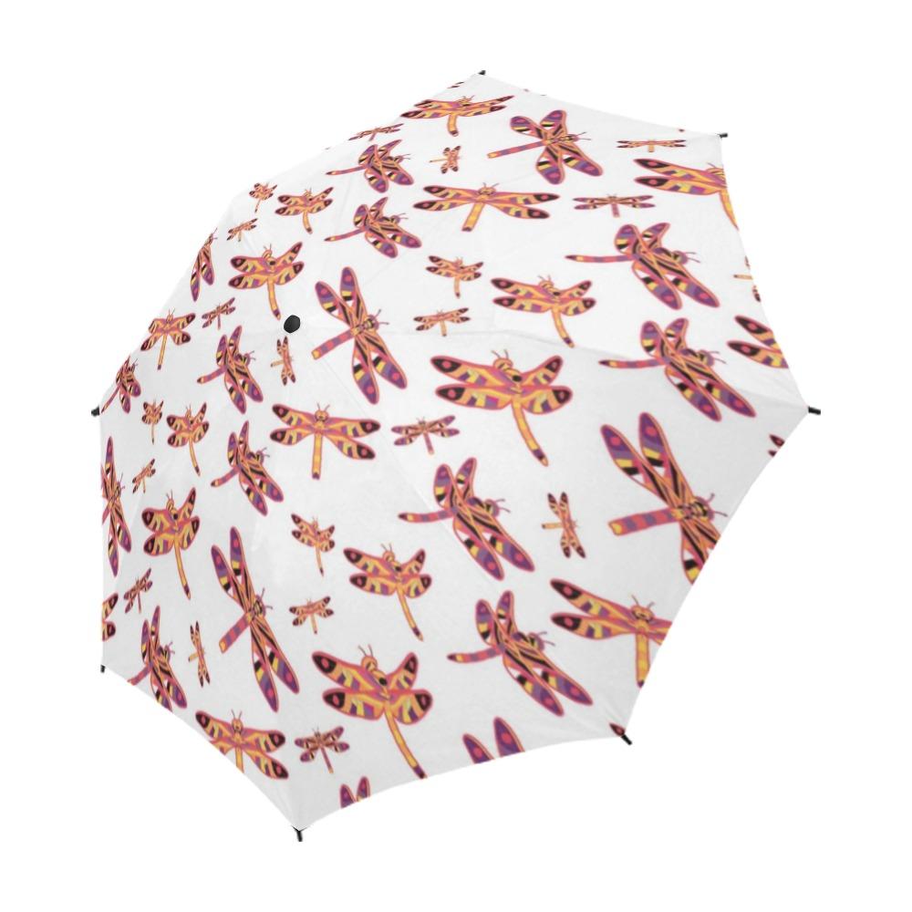Gathering White Semi-Automatic Foldable Umbrella (Model U05) Semi-Automatic Foldable Umbrella e-joyer 