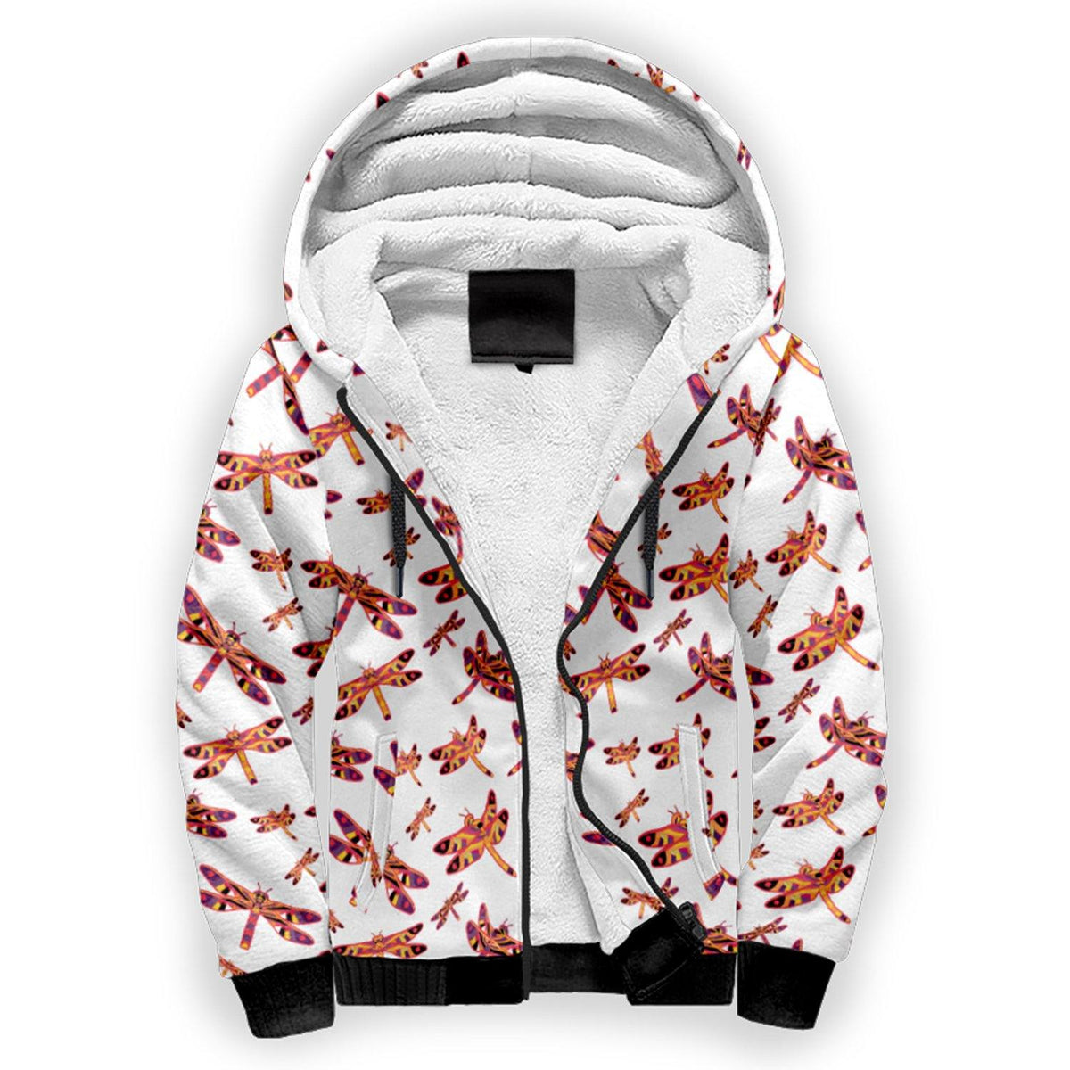 Gathering White Sherpa Hoodie by 49 Dzine