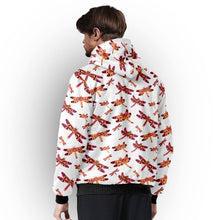 Load image into Gallery viewer, Gathering White Sherpa Hoodie hoodie Herman 
