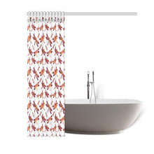 Load image into Gallery viewer, Gathering White Shower Curtain 60&quot;x72&quot; Shower Curtain 60&quot;x72&quot; e-joyer 
