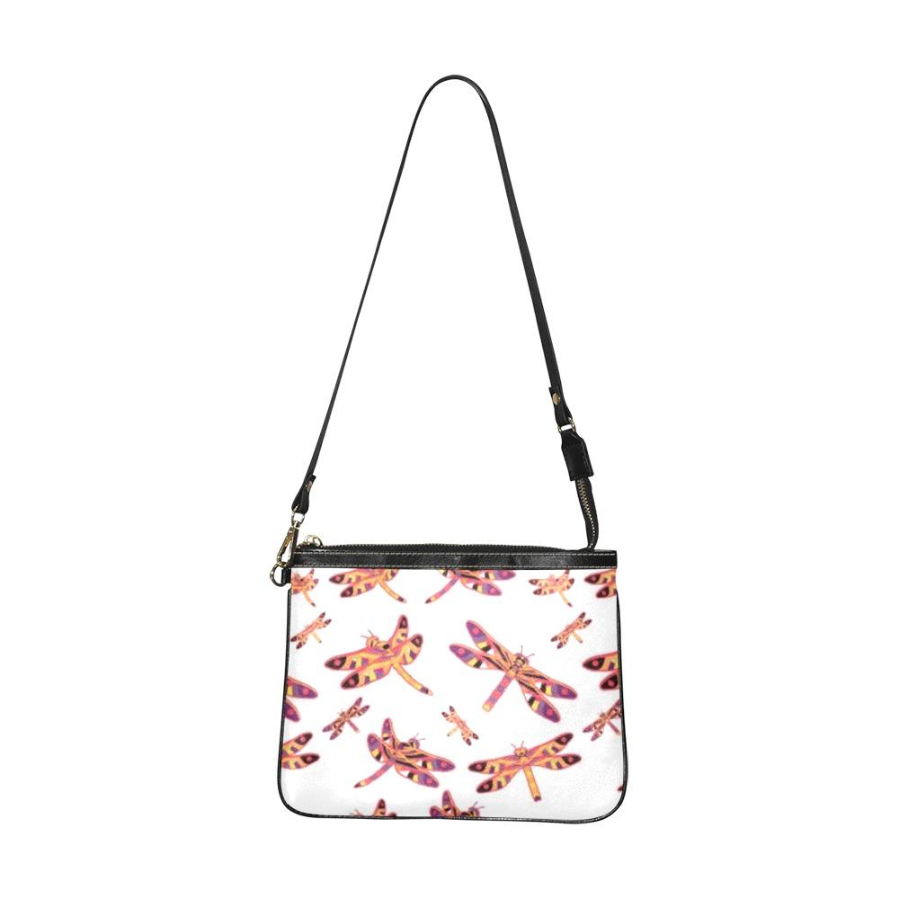 Gathering White Small Shoulder Bag (Model 1710) Small Shoulder Bag (1710) e-joyer 