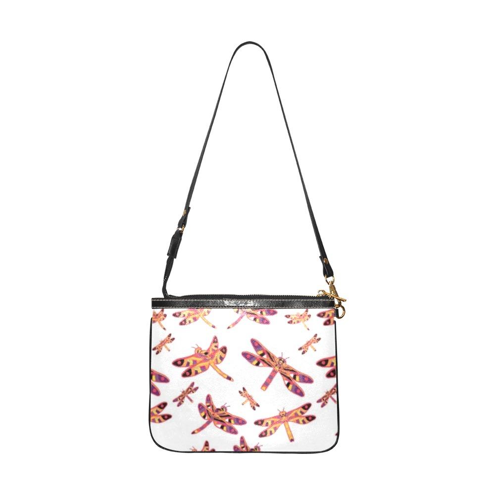 Gathering White Small Shoulder Bag (Model 1710) Small Shoulder Bag (1710) e-joyer 