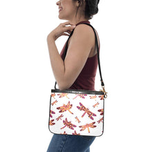 Load image into Gallery viewer, Gathering White Small Shoulder Bag (Model 1710) Small Shoulder Bag (1710) e-joyer 
