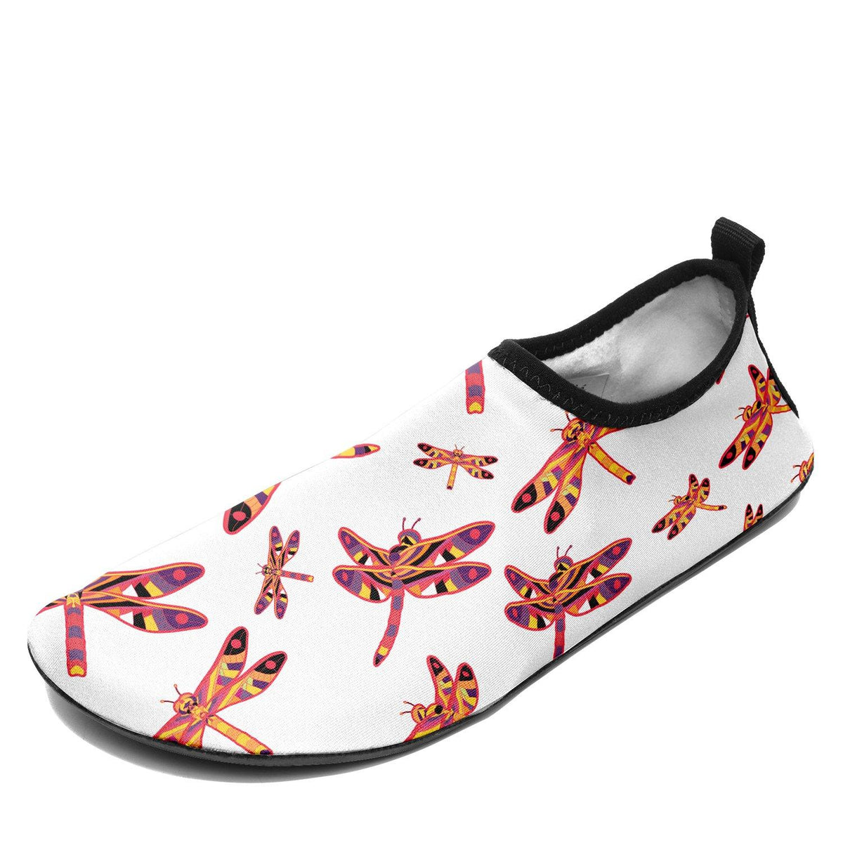 Gathering White Sockamoccs – Unisex Slip-On Shoes by 49 Dzine