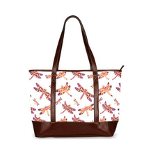 Load image into Gallery viewer, Gathering White Tote Handbag (Model 1642) Tote Handbags (1642) e-joyer 
