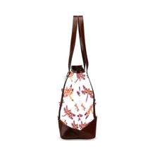 Load image into Gallery viewer, Gathering White Tote Handbag (Model 1642) Tote Handbags (1642) e-joyer 
