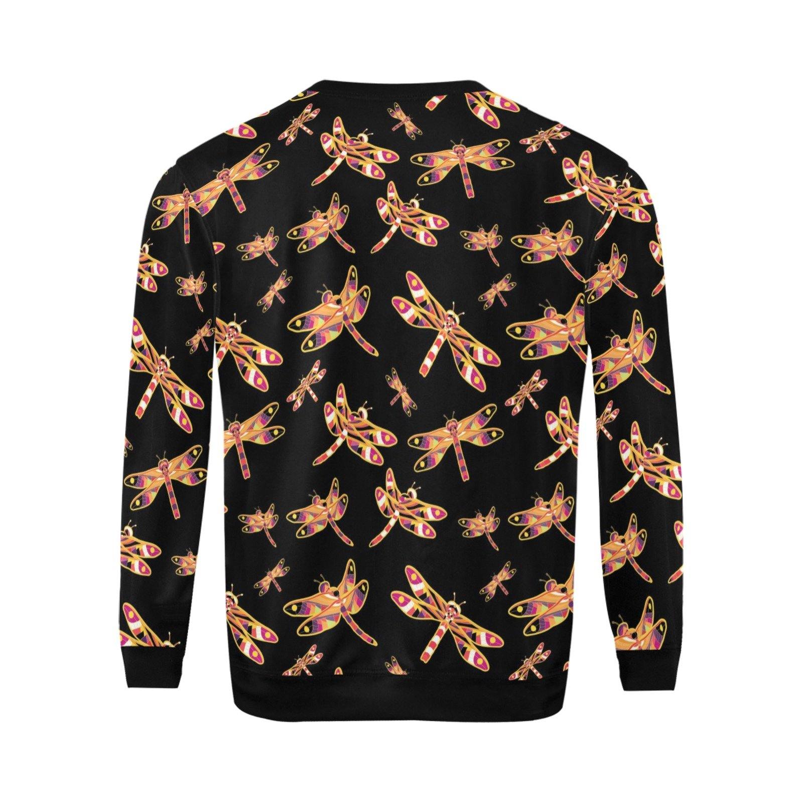 Gathering Yellow Black All Over Print Crewneck Sweatshirt for Men (Model H18) shirt e-joyer 