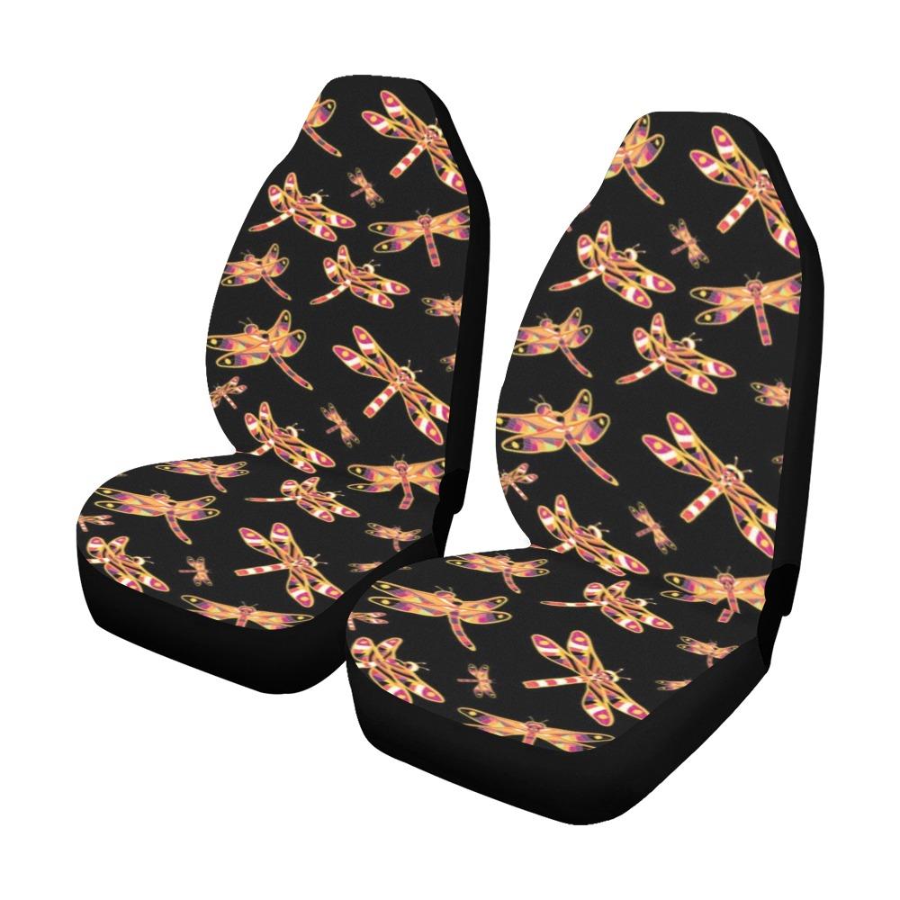 Gathering Yellow Black Car Seat Covers (Set of 2) Car Seat Covers e-joyer 