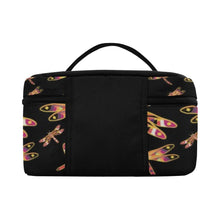 Load image into Gallery viewer, Gathering Yellow Black Cosmetic Bag/Large (Model 1658) bag e-joyer 
