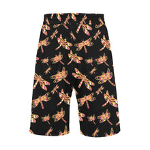 Load image into Gallery viewer, Gathering Yellow Black Men&#39;s All Over Print Casual Shorts (Model L23) Men&#39;s Casual Shorts (L23) e-joyer 
