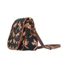 Load image into Gallery viewer, Gathering Yellow Black Saddle Bag/Large (Model 1649) Saddle Bag/Large e-joyer 
