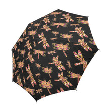 Load image into Gallery viewer, Gathering Yellow Black Semi-Automatic Foldable Umbrella (Model U05) Semi-Automatic Foldable Umbrella e-joyer 
