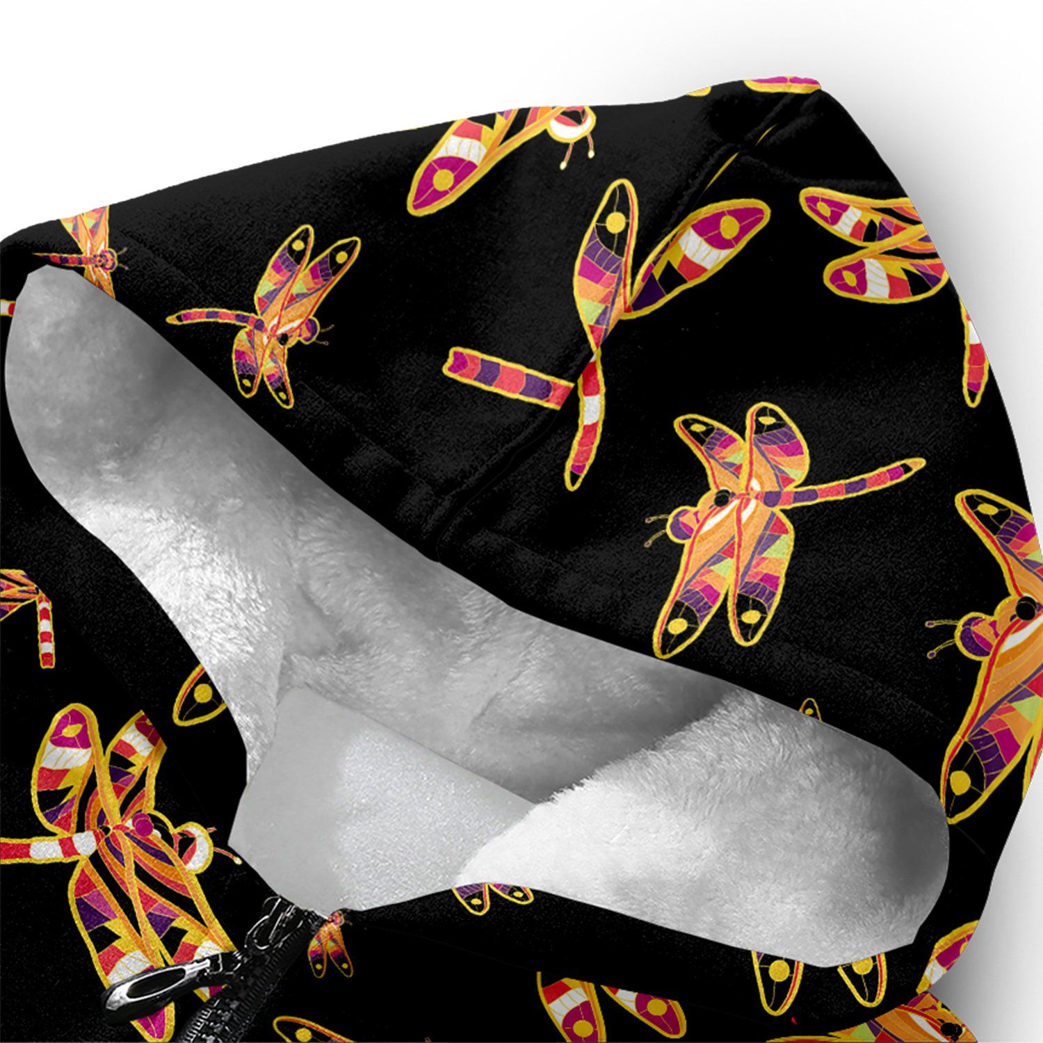 Gathering Yellow Black Sherpa Hoodie hoodie Herman 