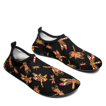 Load image into Gallery viewer, Gathering Yellow Black Sockamoccs Slip On Shoes Herman 
