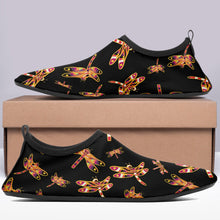 Load image into Gallery viewer, Gathering Yellow Black Sockamoccs Slip On Shoes Herman 
