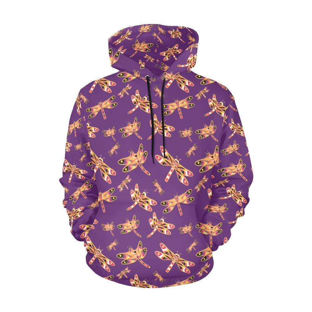 Gathering Yellow Purple All Over Print Hoodie for Men (USA Size) (Model H13) All Over Print Hoodie for Men (H13) e-joyer 