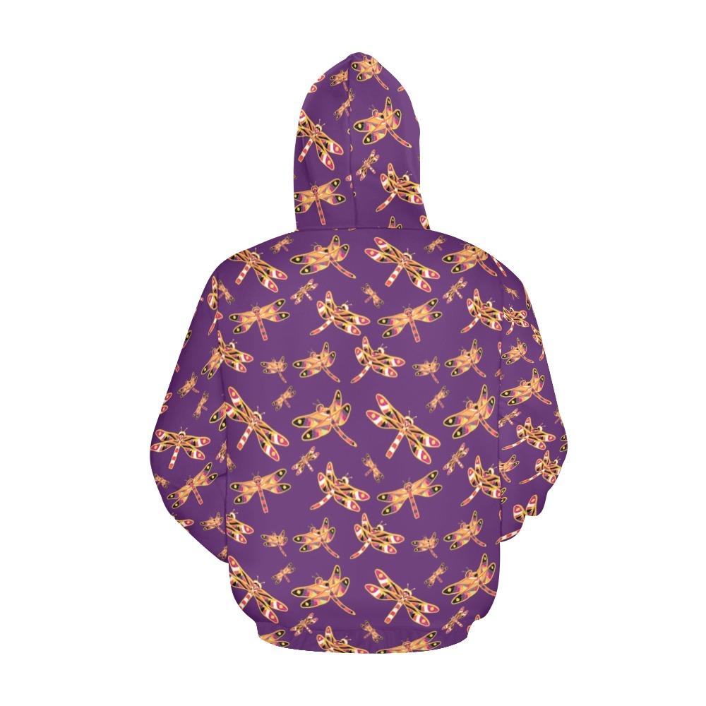 Gathering Yellow Purple All Over Print Hoodie for Men (USA Size) (Model H13) All Over Print Hoodie for Men (H13) e-joyer 
