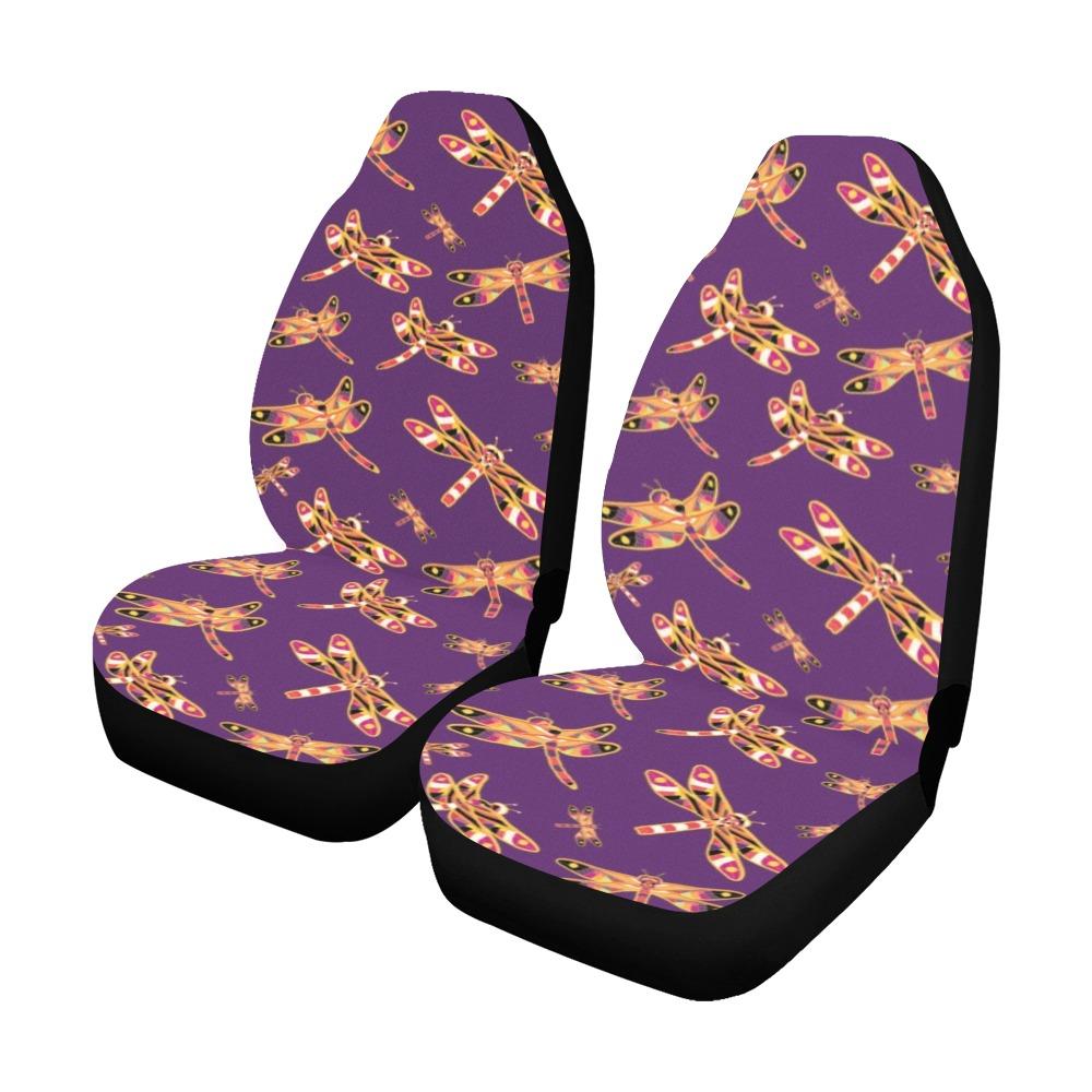 Gathering Yellow Purple Car Seat Covers (Set of 2) Car Seat Covers e-joyer 