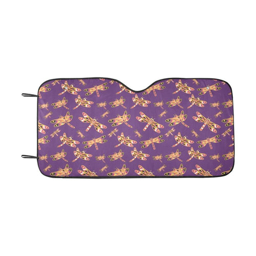 Gathering Yellow Purple Car Sun Shade 55